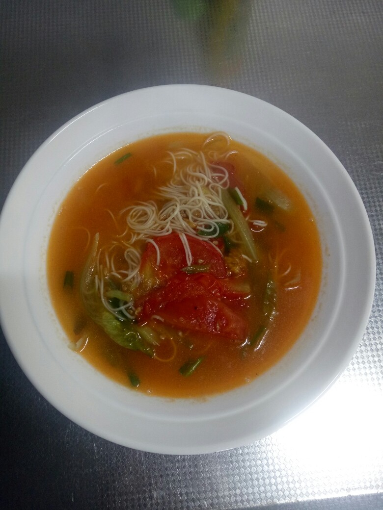 西红柿汤面（简单）的做法