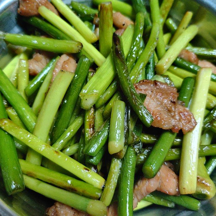 蒜苗炒肉