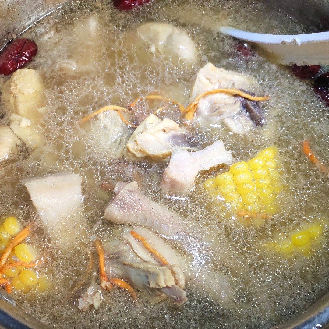 榴莲壳煲鸡汤