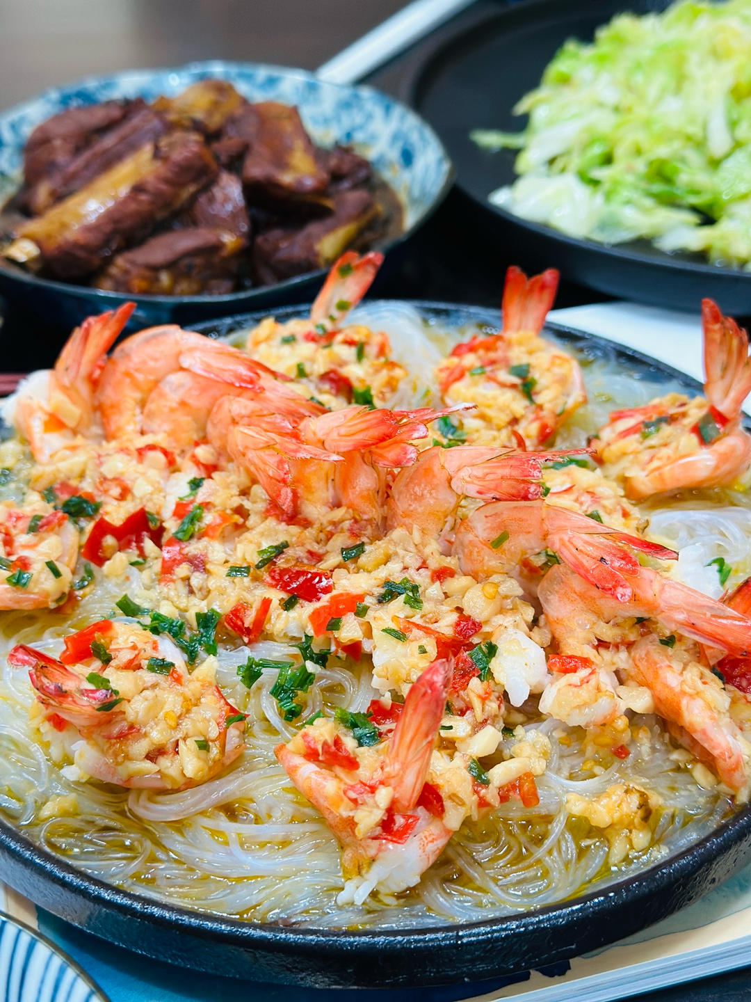 蒜蓉粉丝开背虾