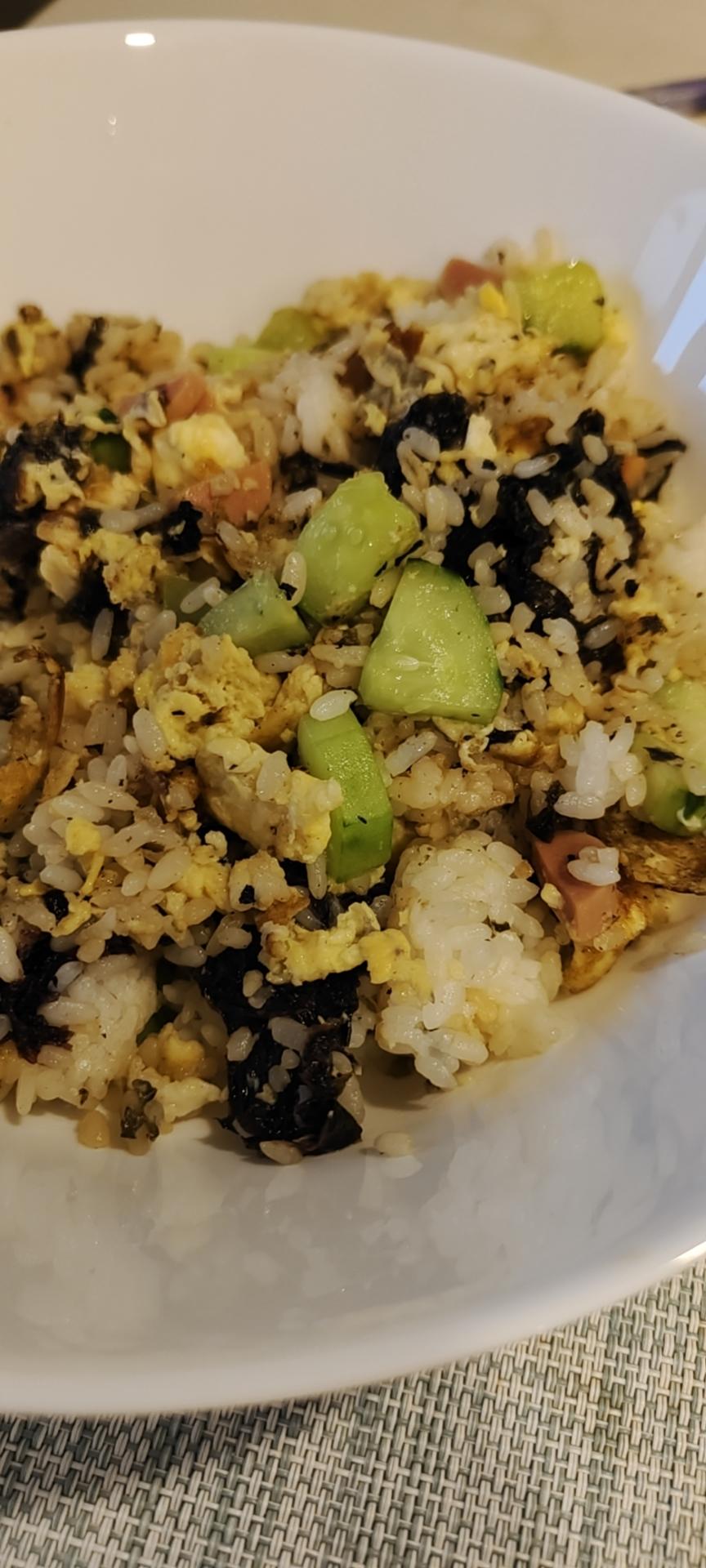 紫菜炒饭，太香了