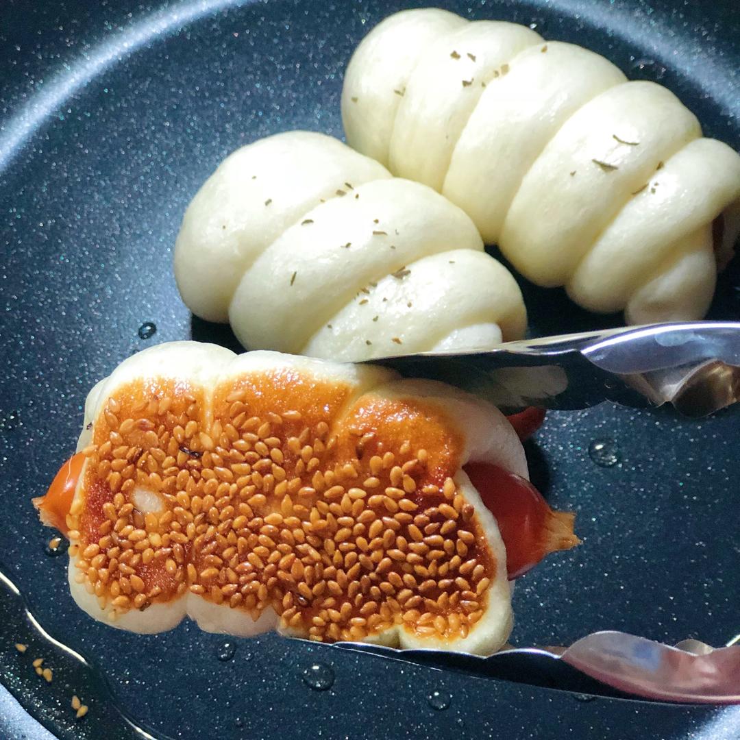 【热狗卷】馒头的花式吃法，你一定没想到！