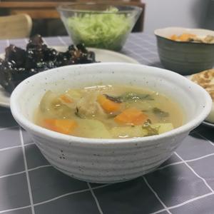 日式猪肉味噌汤的做法 步骤8