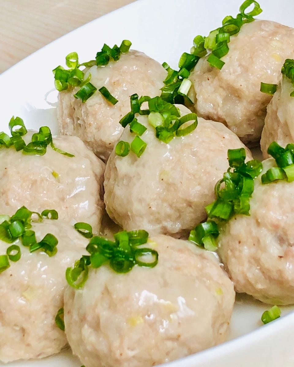 清蒸迷你狮子头