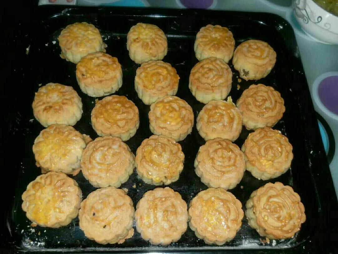 五仁月饼～不用转化糖浆的版本