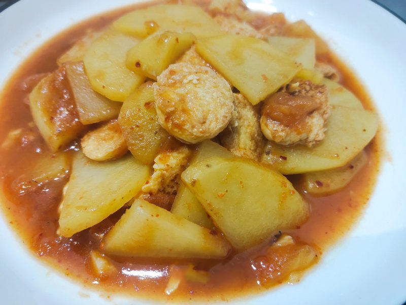 土豆烧日本豆腐