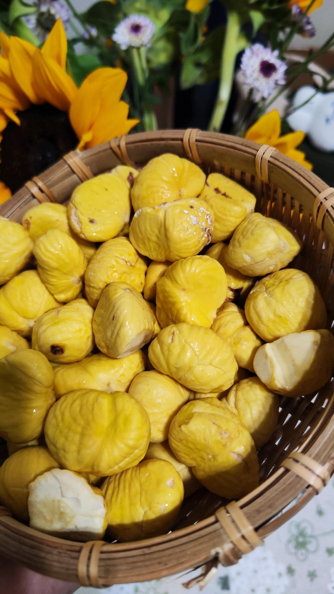 焦糖海盐栗子酱、糖渍栗子