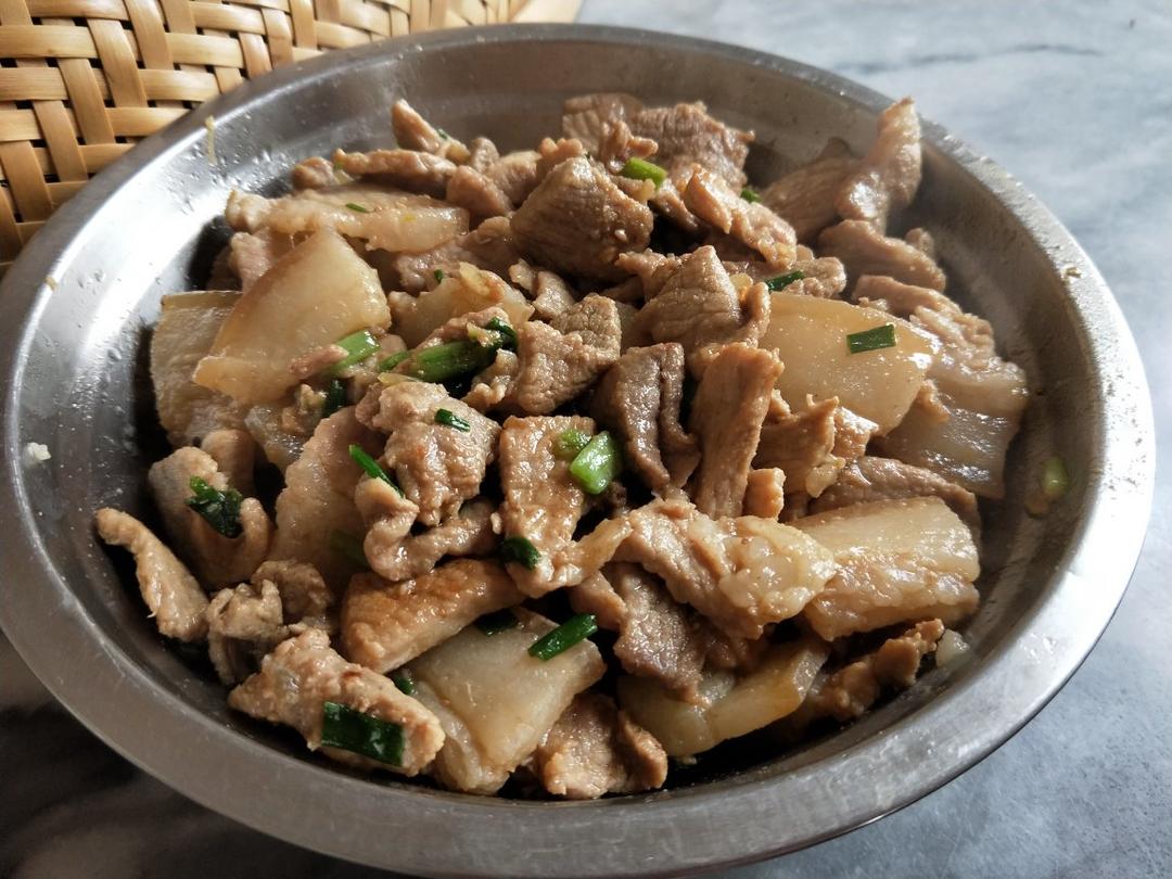葱香猪肉片