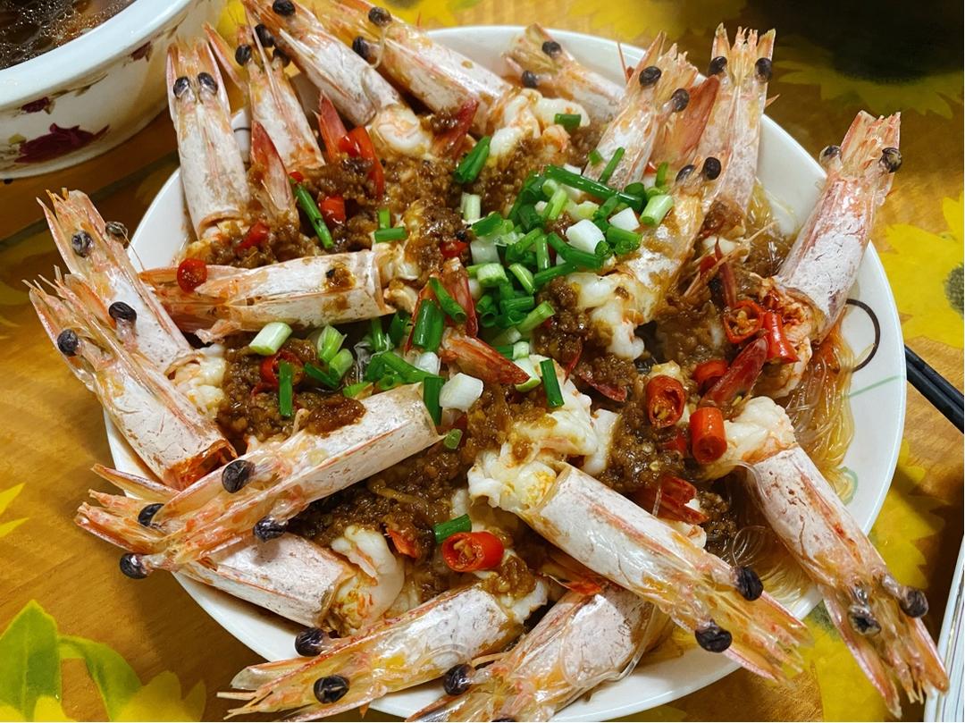 蒜蓉粉丝蒸虾