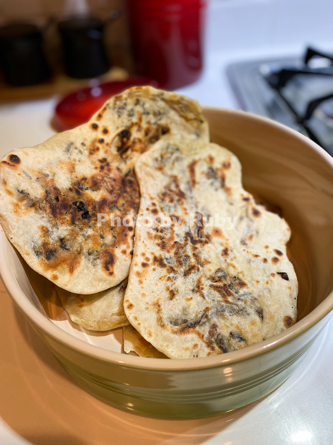 梅干菜饼～在家复制街头经典小吃的做法 步骤8