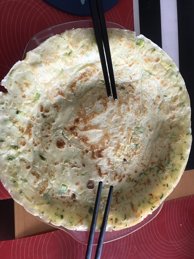 简单快手蔬菜鸡蛋煎饼