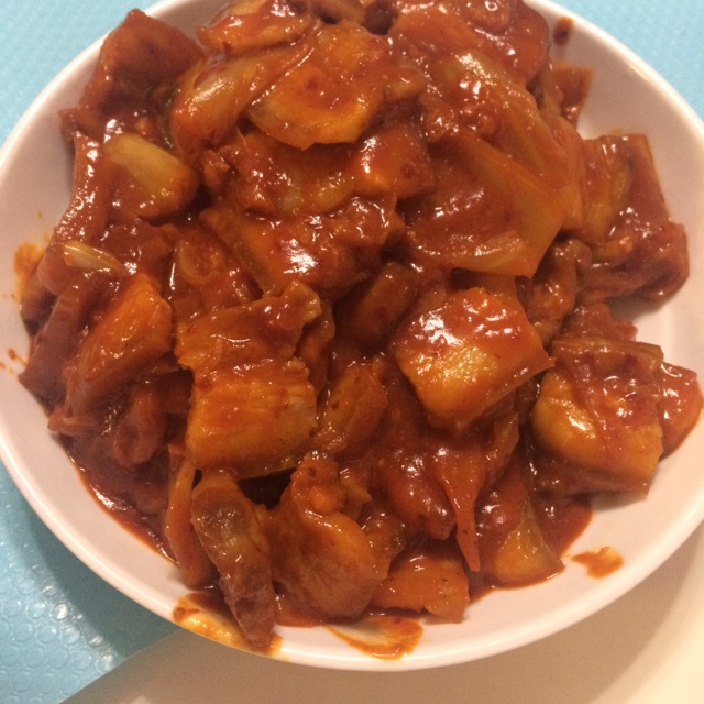 辣白菜五花肉