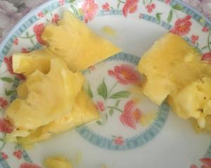 菠萝泥➕菠萝水下午茶的做法 步骤1