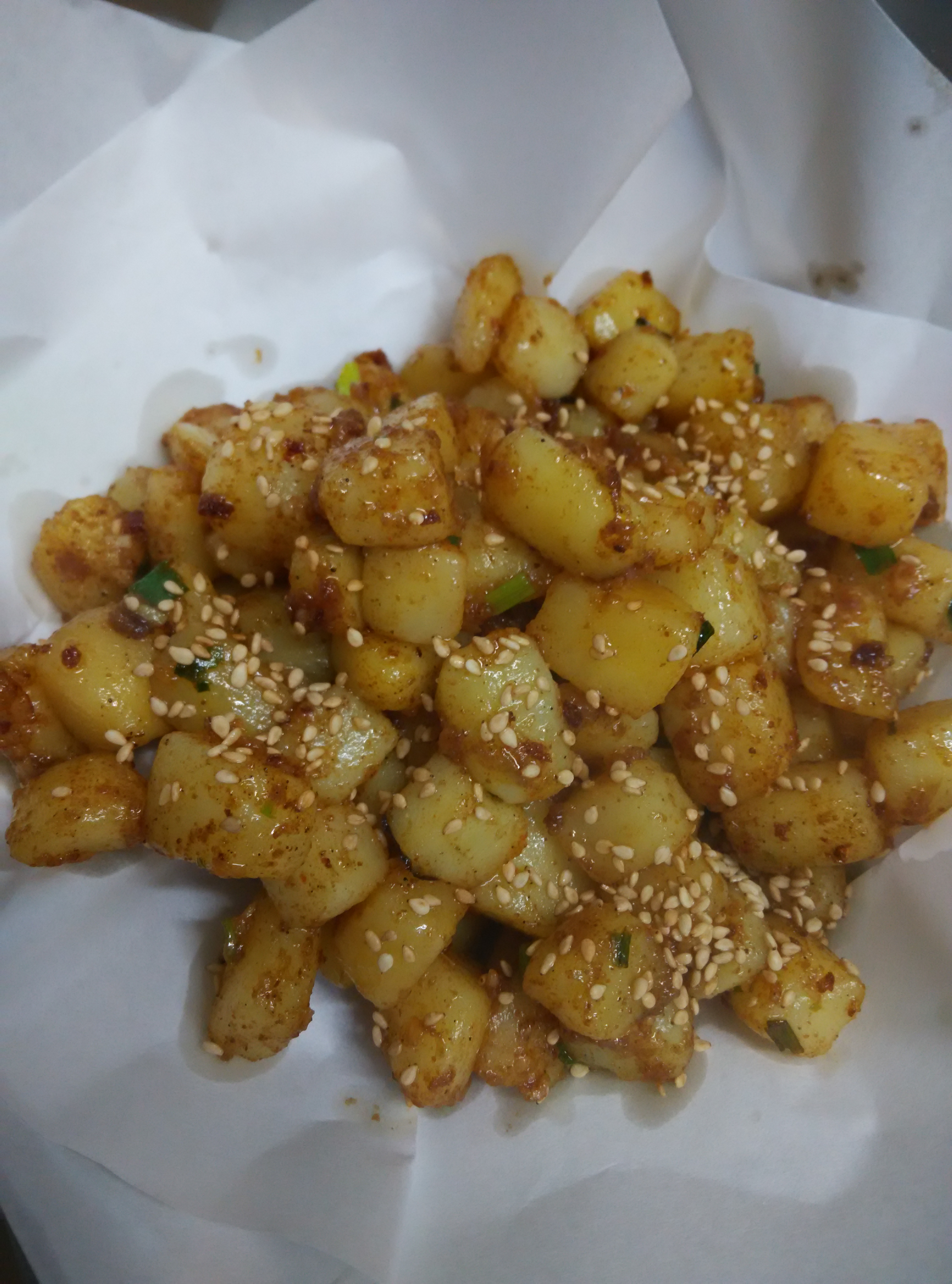 路边摊小吃霸主~锅巴土豆