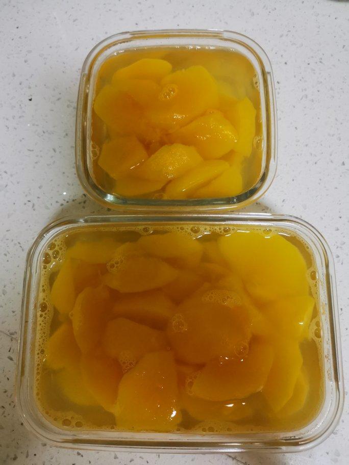 新手制作冰糖黄桃罐头