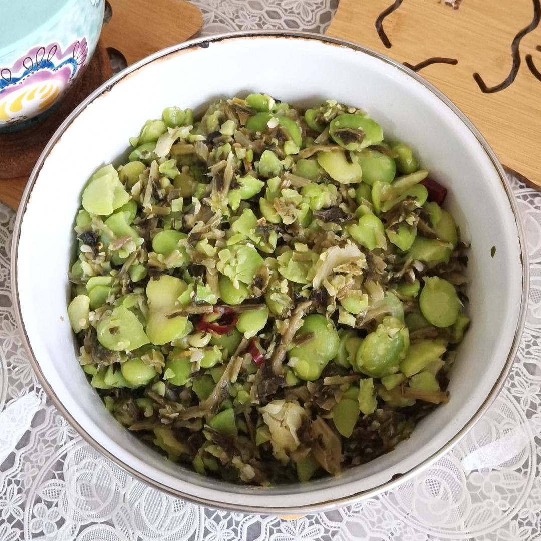 雪菜蚕豆瓣