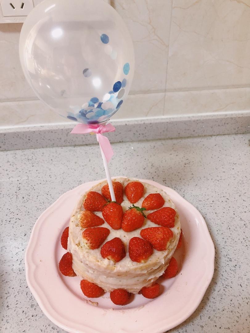 无糖无奶油宝宝生日蛋糕