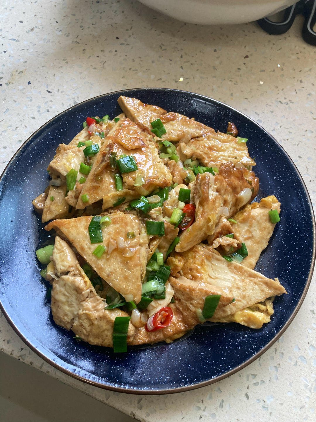 焖煎豆腐
