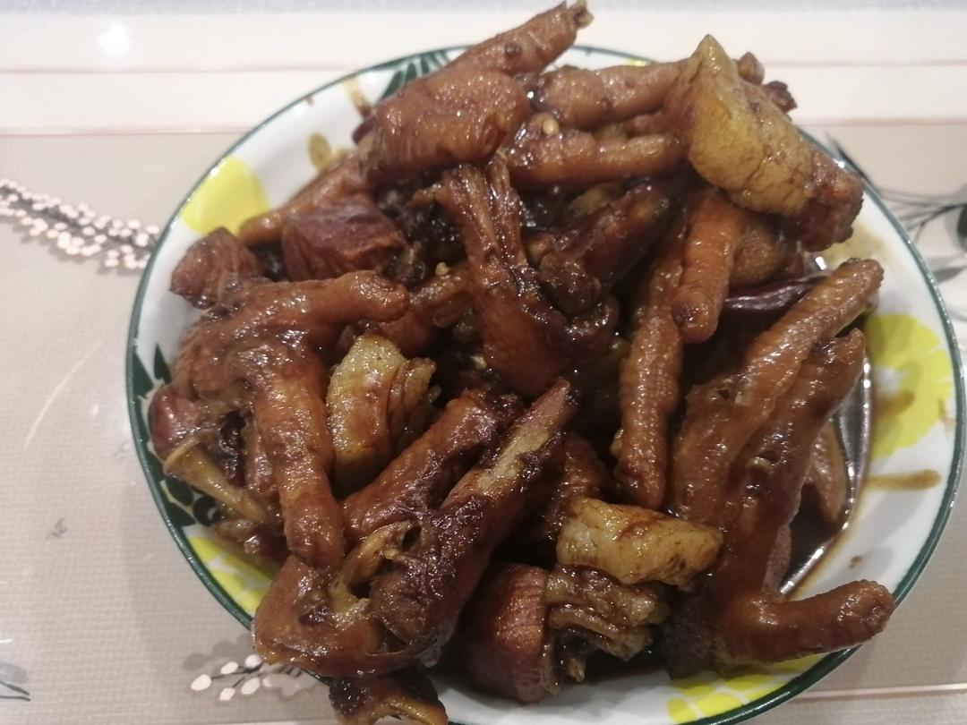 秘制红烧鸡爪