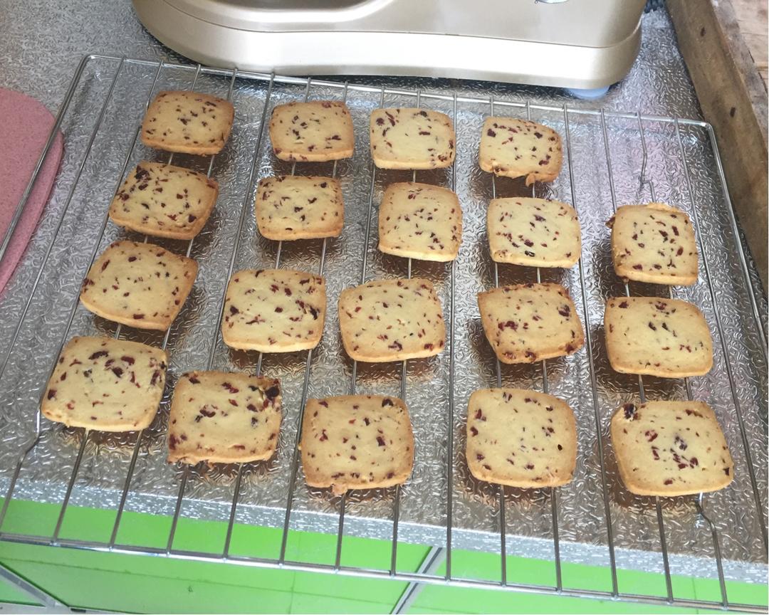 低糖少油版蔓越莓饼干