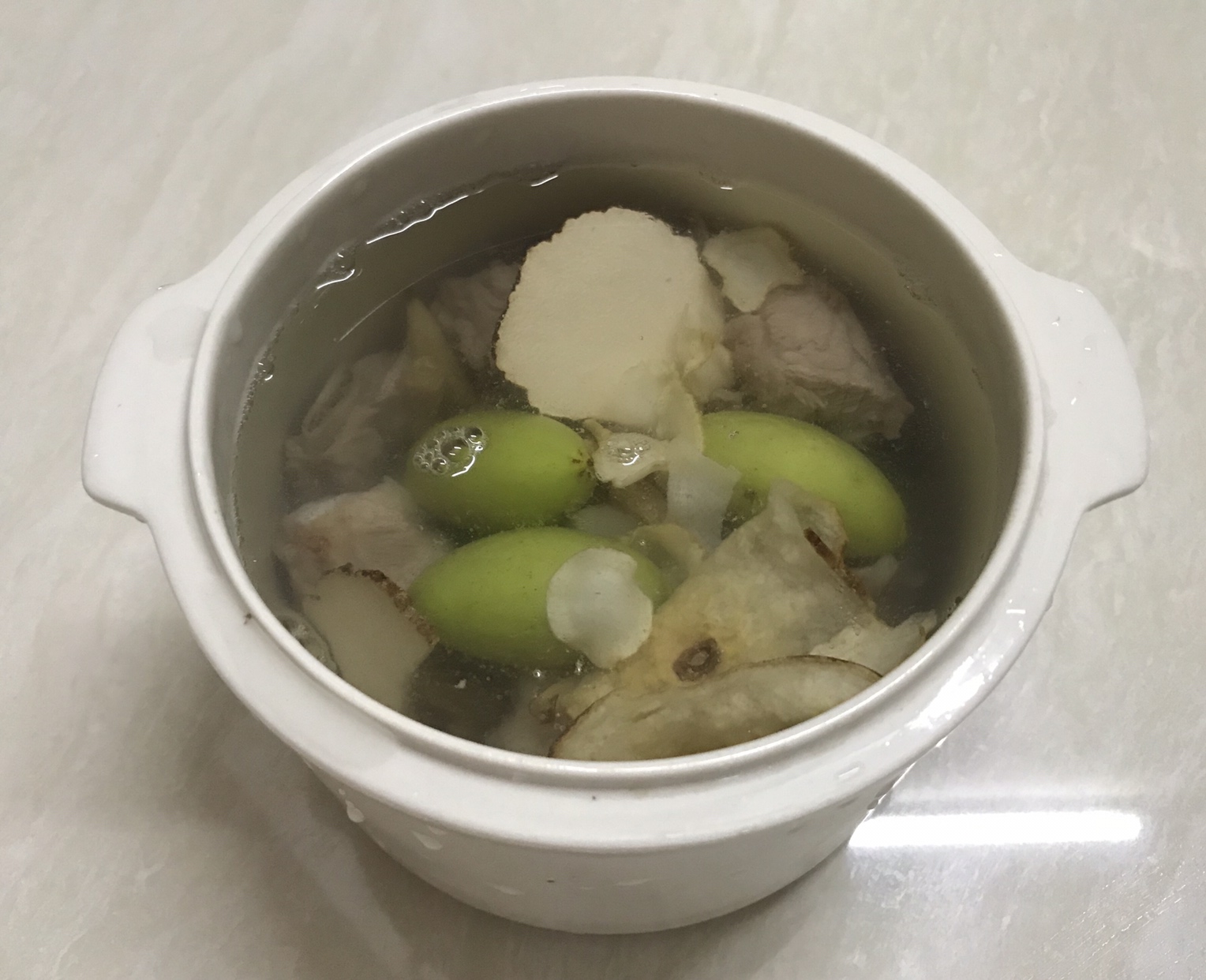 虎奶菌青橄榄汤，清热润肺止咳化痰的做法 步骤4