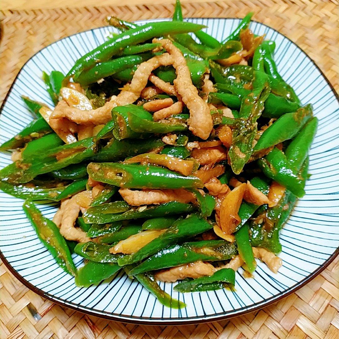 下饭神菜--青椒肉丝