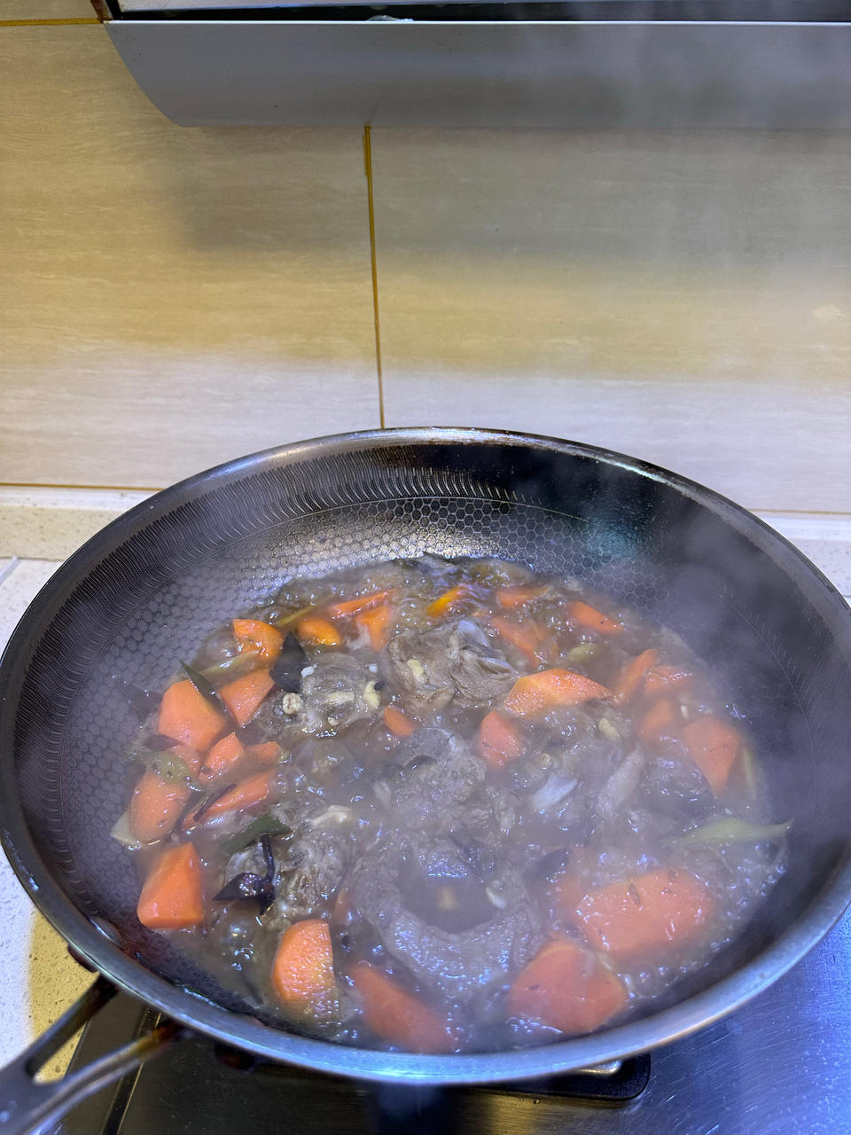 红烧羊肉炖胡萝卜