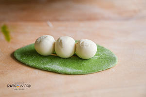 发酵面团-豌豆荚馒头的做法 步骤9