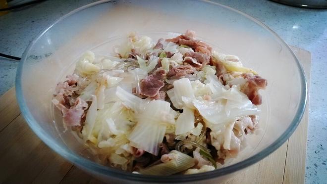 白菜粉条炖羊肉卷的做法