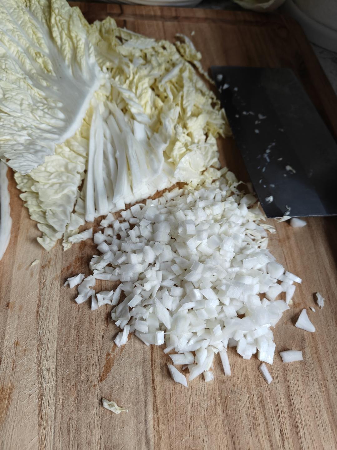 白菜猪肉水饺馅