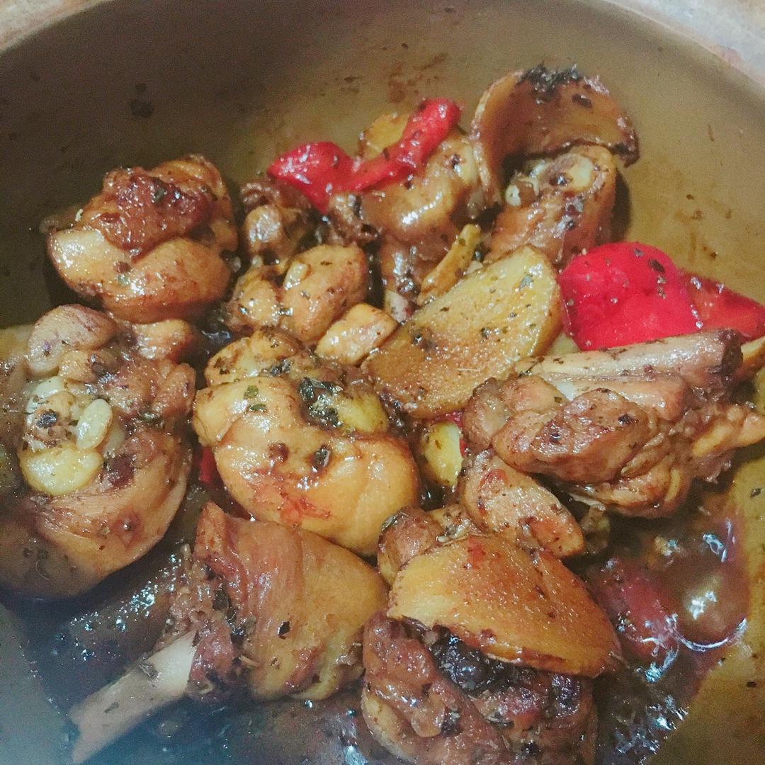台式三杯鸡