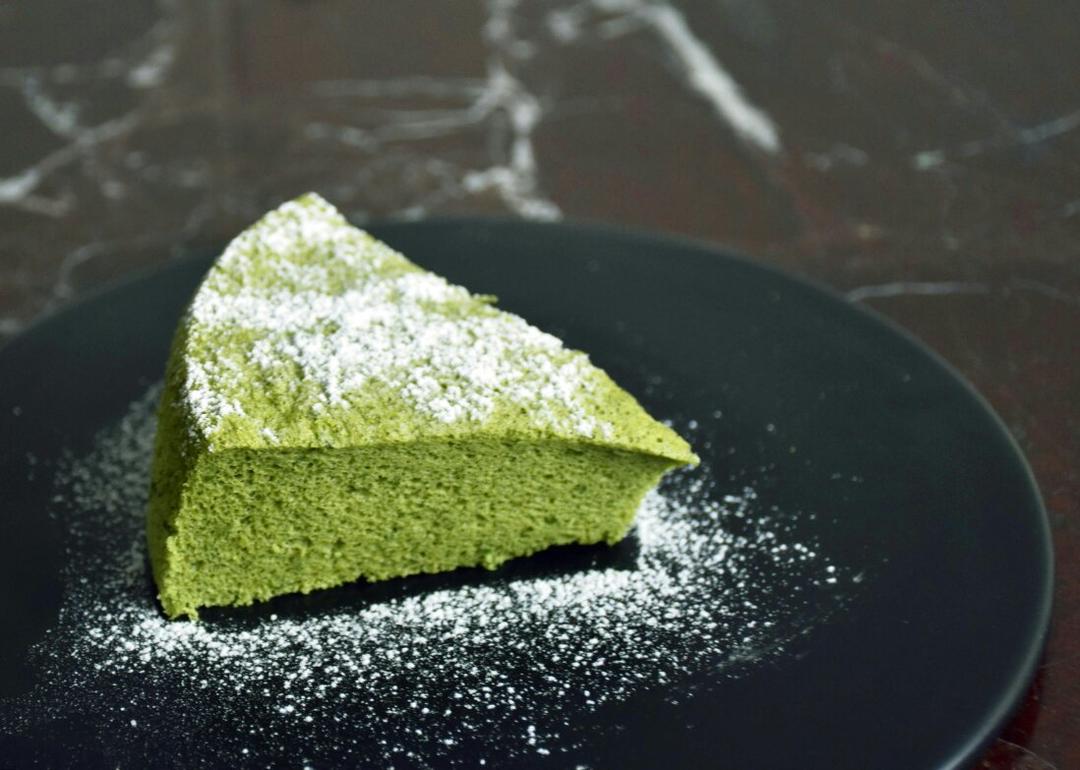 【不用烤箱系列】蒸出来的抹茶蛋糕