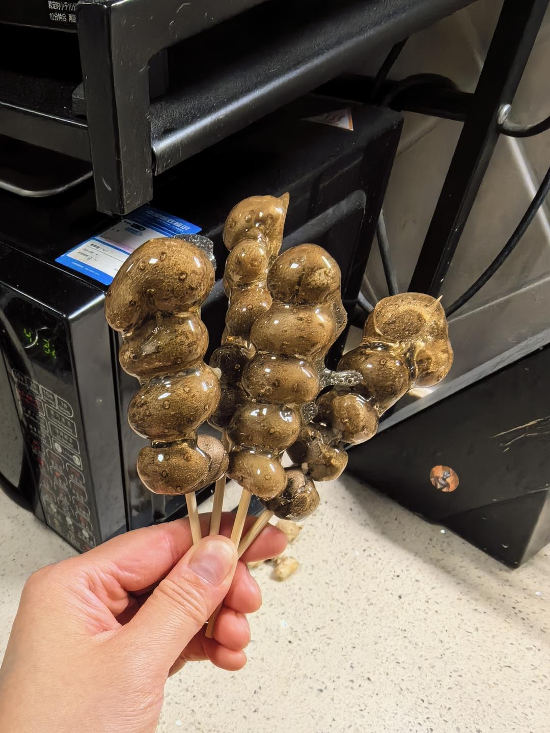 糖葫芦山药豆(扒丝)