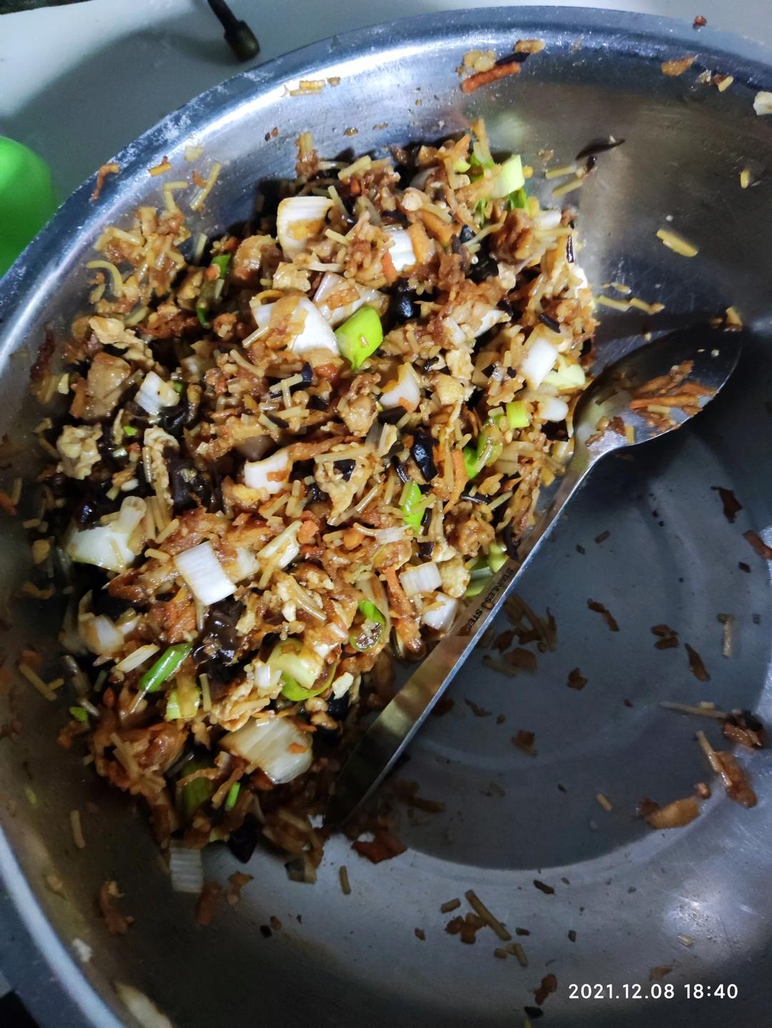 好吃的萝卜猪肉粉丝包子馅