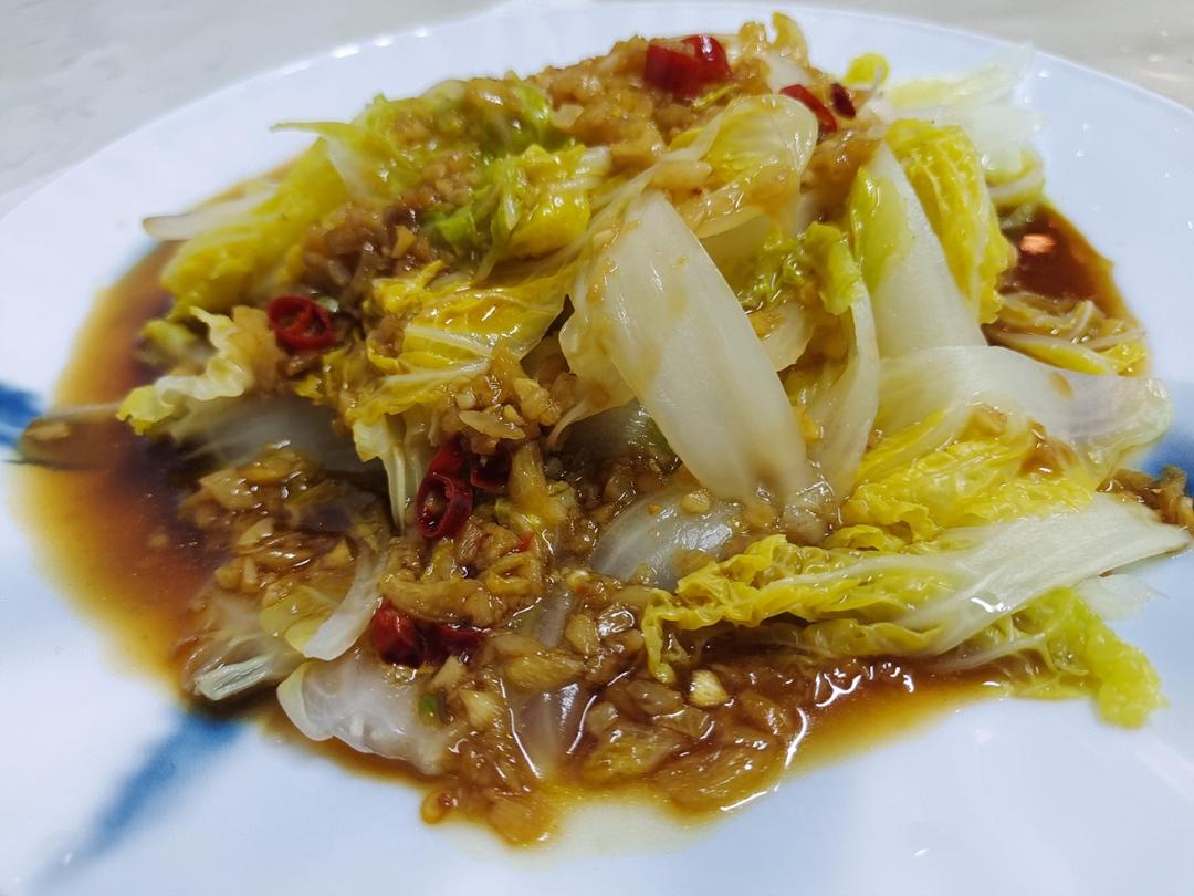 5分钟蒜蓉蚝油娃娃菜‼️健康低脂不长胖