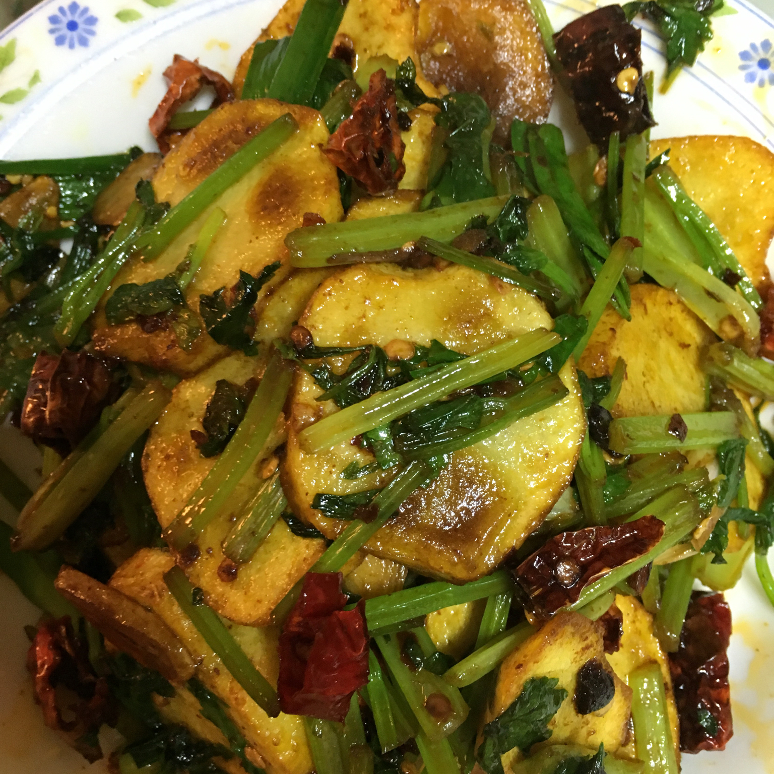 干锅土豆片