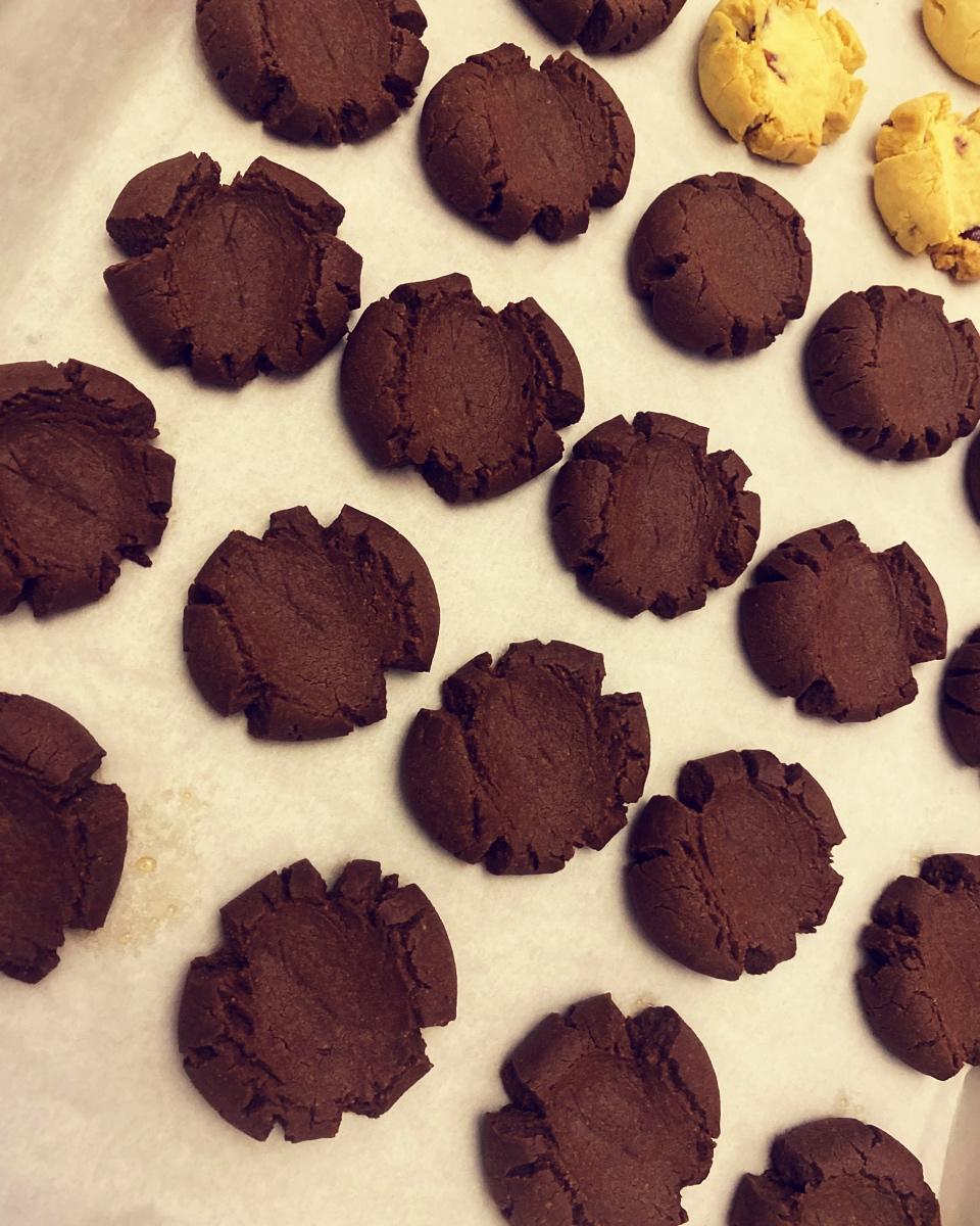 酥到掉渣❗️零失败做巧克力玛格丽特饼干