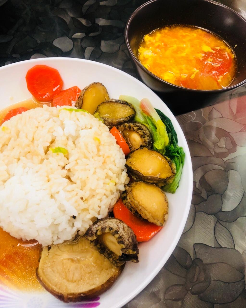 家常鲍鱼捞饭