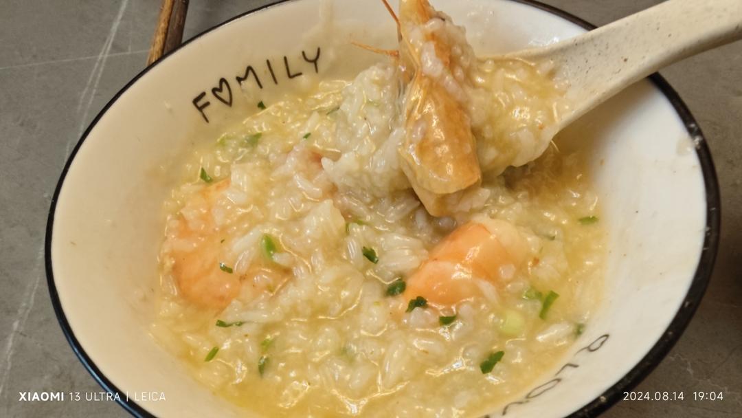 鲜虾粥