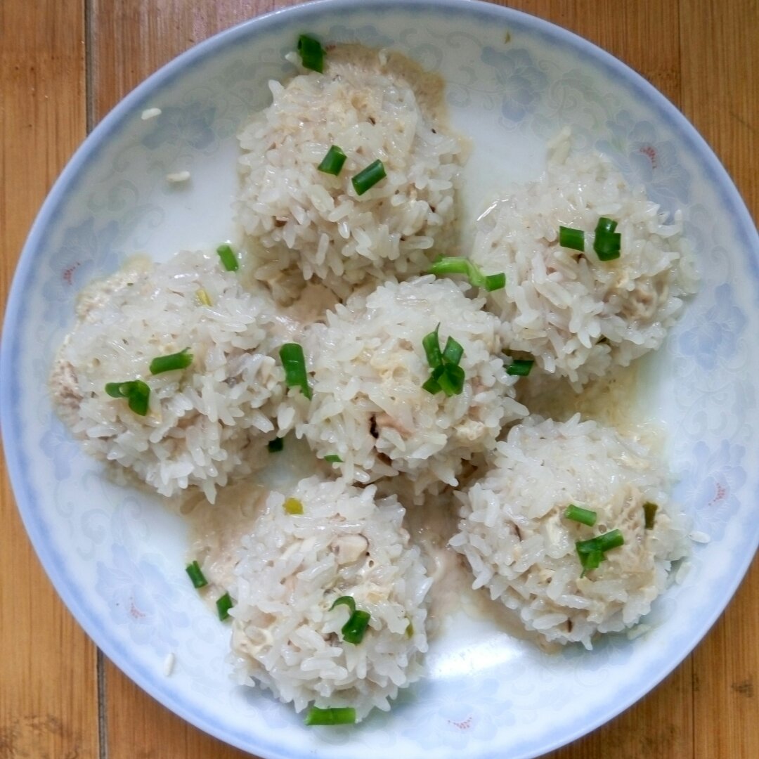 蒸糯米丸子