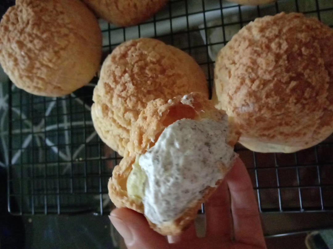 酥皮泡芙新手一次成功（附卡仕达酱做法）