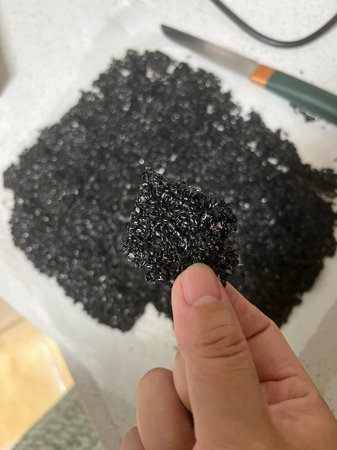 香脆黑芝麻饼（超快手零失败）
