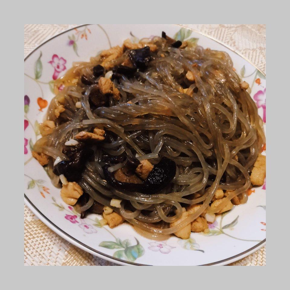 香菇肉沫粉条