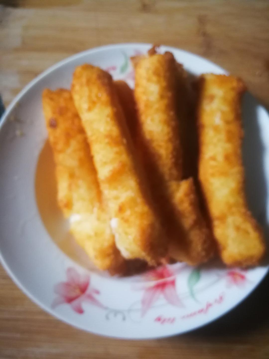 香草脆皮鲜奶条【炸/烤两种方法】