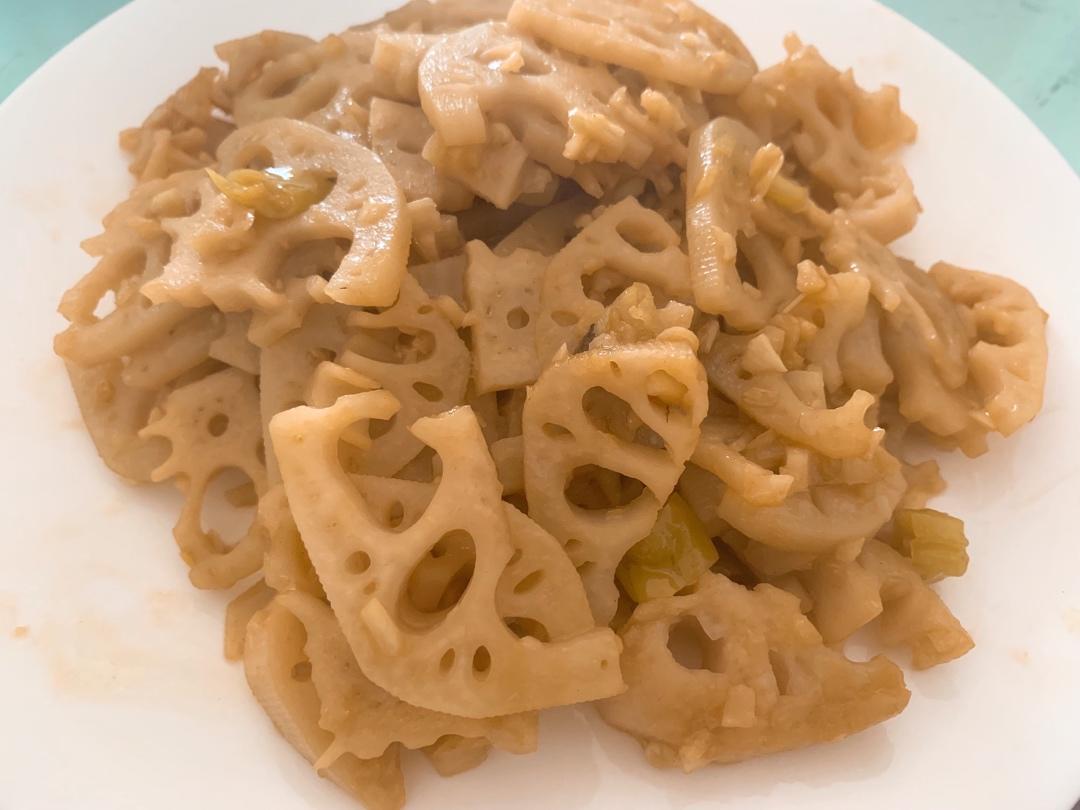 素炒藕片