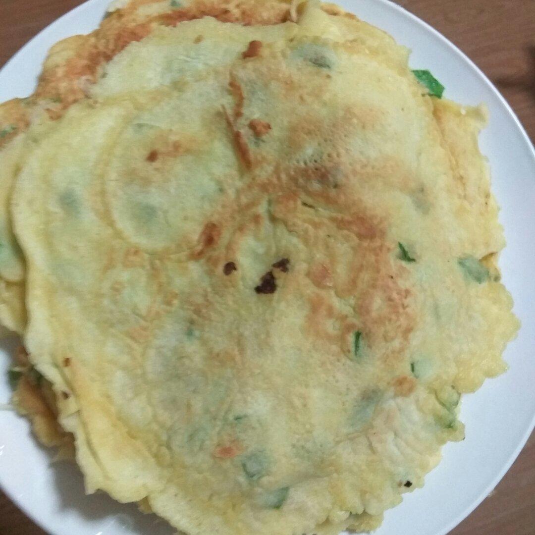 葱花鸡蛋饼