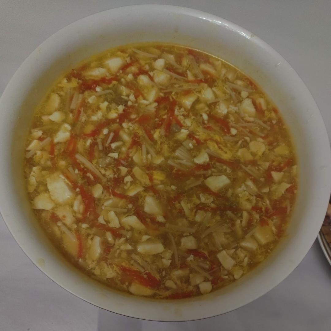酸辣豆腐汤
