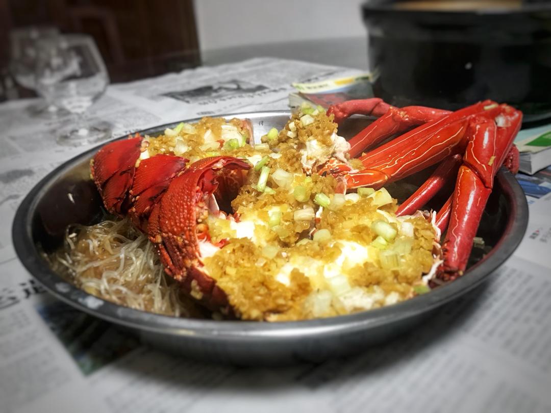蒜蓉龙虾蒸粉丝