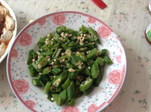 清炒秋葵