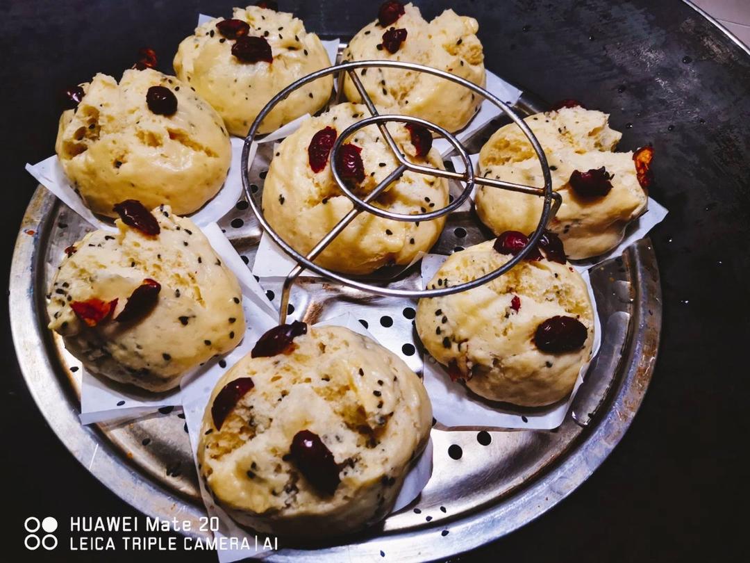 妥妥的红糖开花馒头